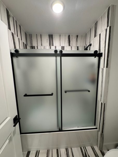 Shower Door Install